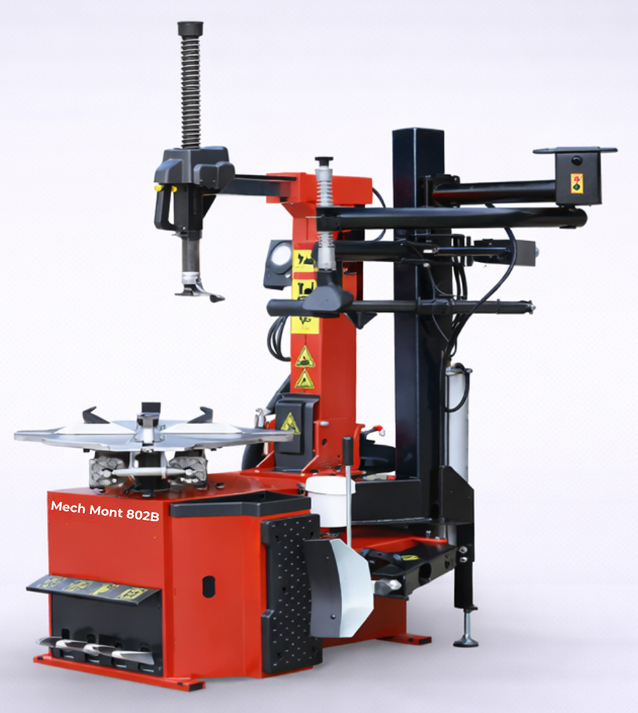 MECH MONT 802B+RF6 - Desmontadora com Braço RF6 3 em 1 e Pistão 200mm | Automech