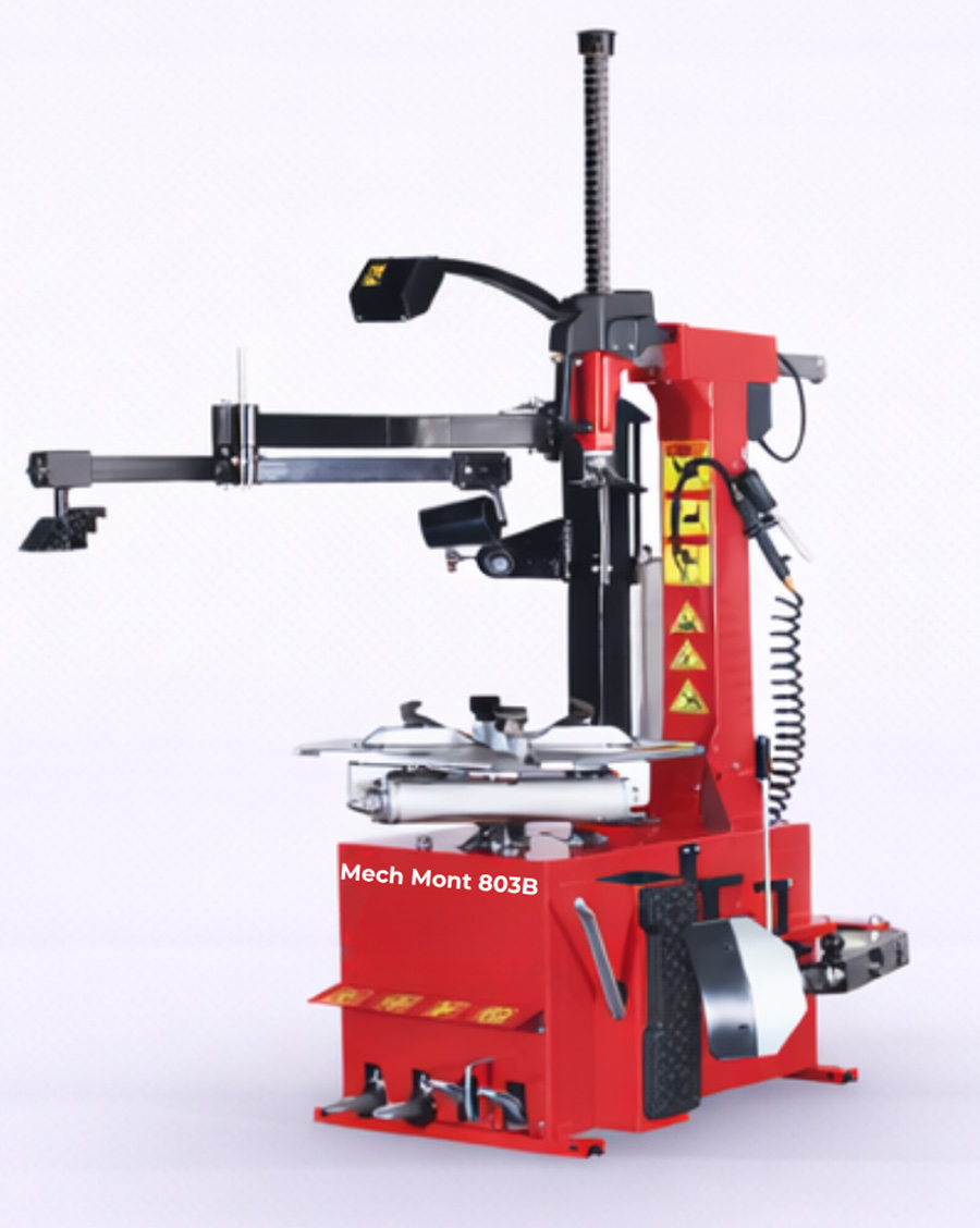 MECH MONT 803B+LF4 - Desmontadora Profissional com Braço Auxiliar Duplo | Automech